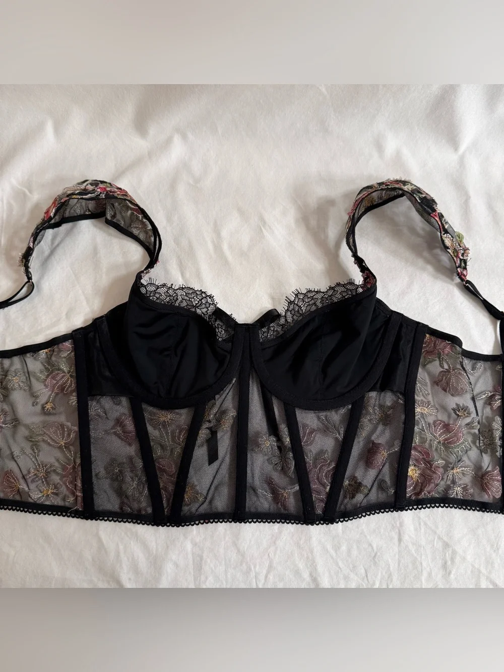 Victorias Secret black mesh